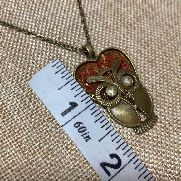 Owl Necklace Handmade New - Picture 5 of 7